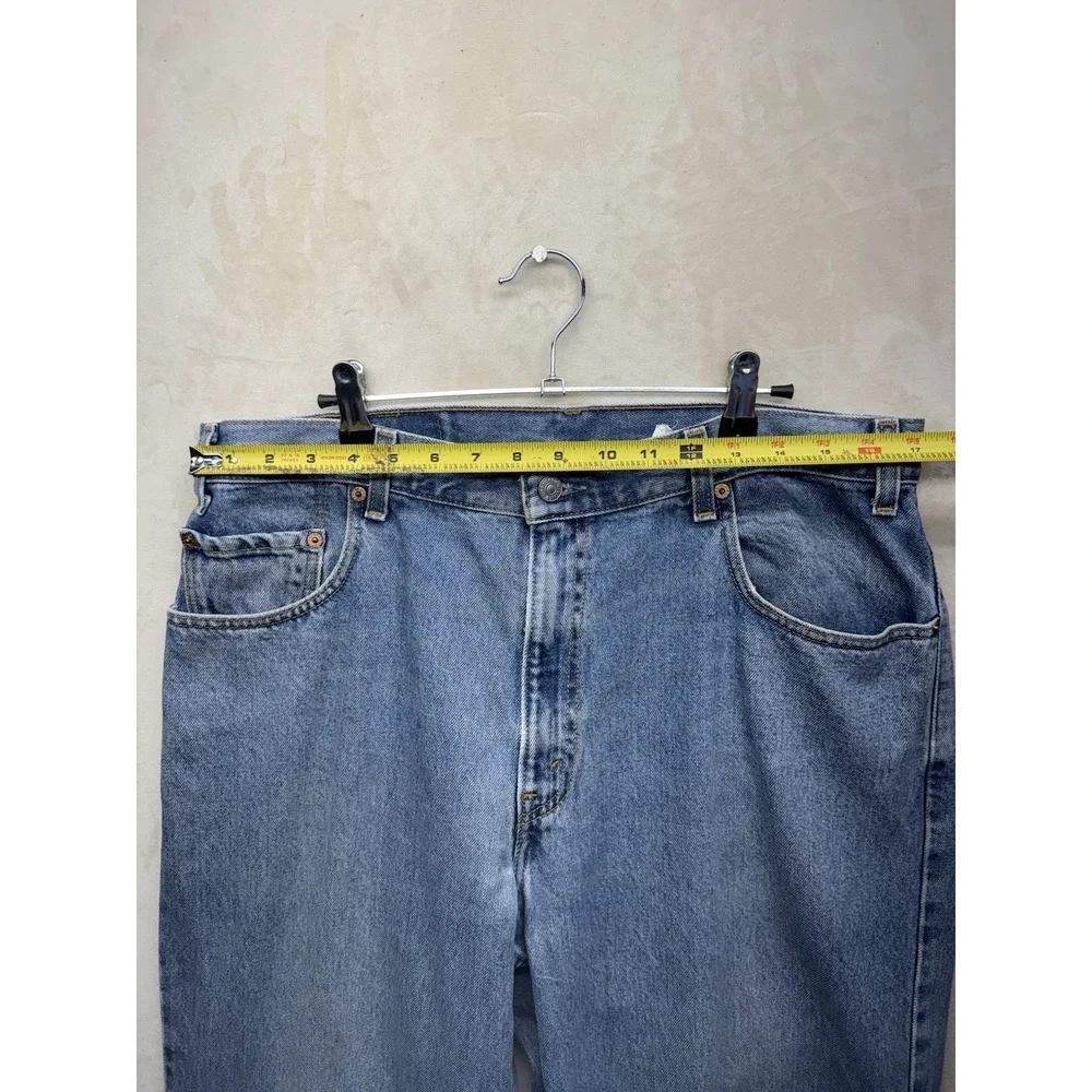 VTG 90s Levis 560 Loose Fit Tapered Leg Jeans Mens 36x30 Blue Light Wash Denim
